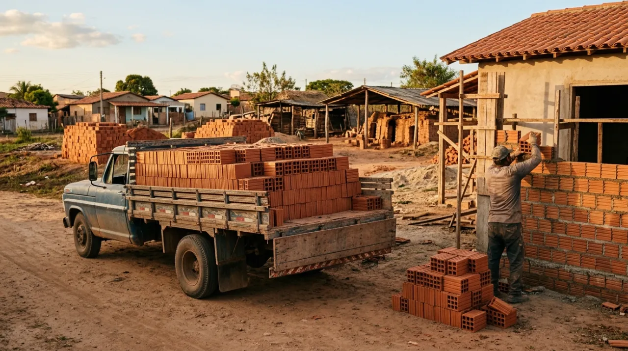 Entrega na obra